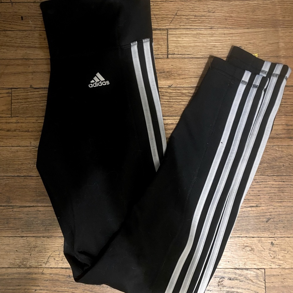 Adidas leggings, worn a handful of times, inside. Never seen the light of day.